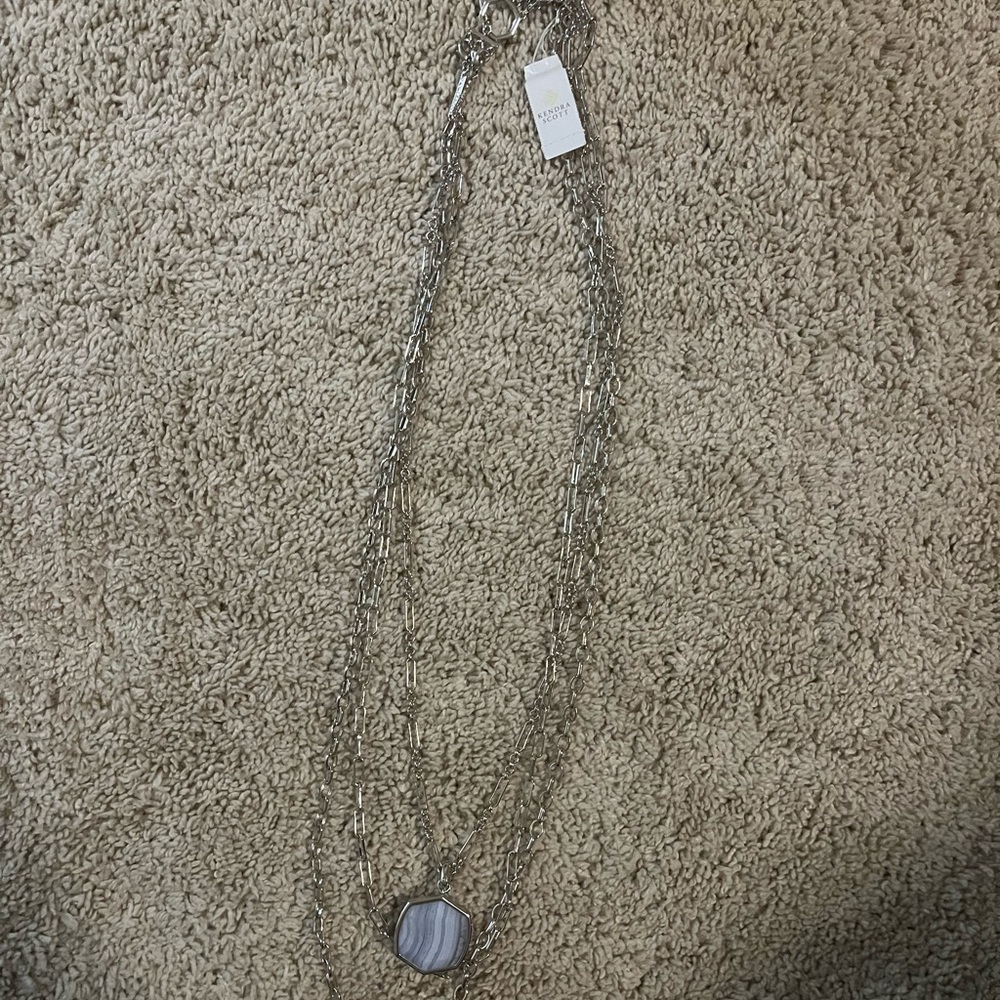 Kendra Scott silver necklace